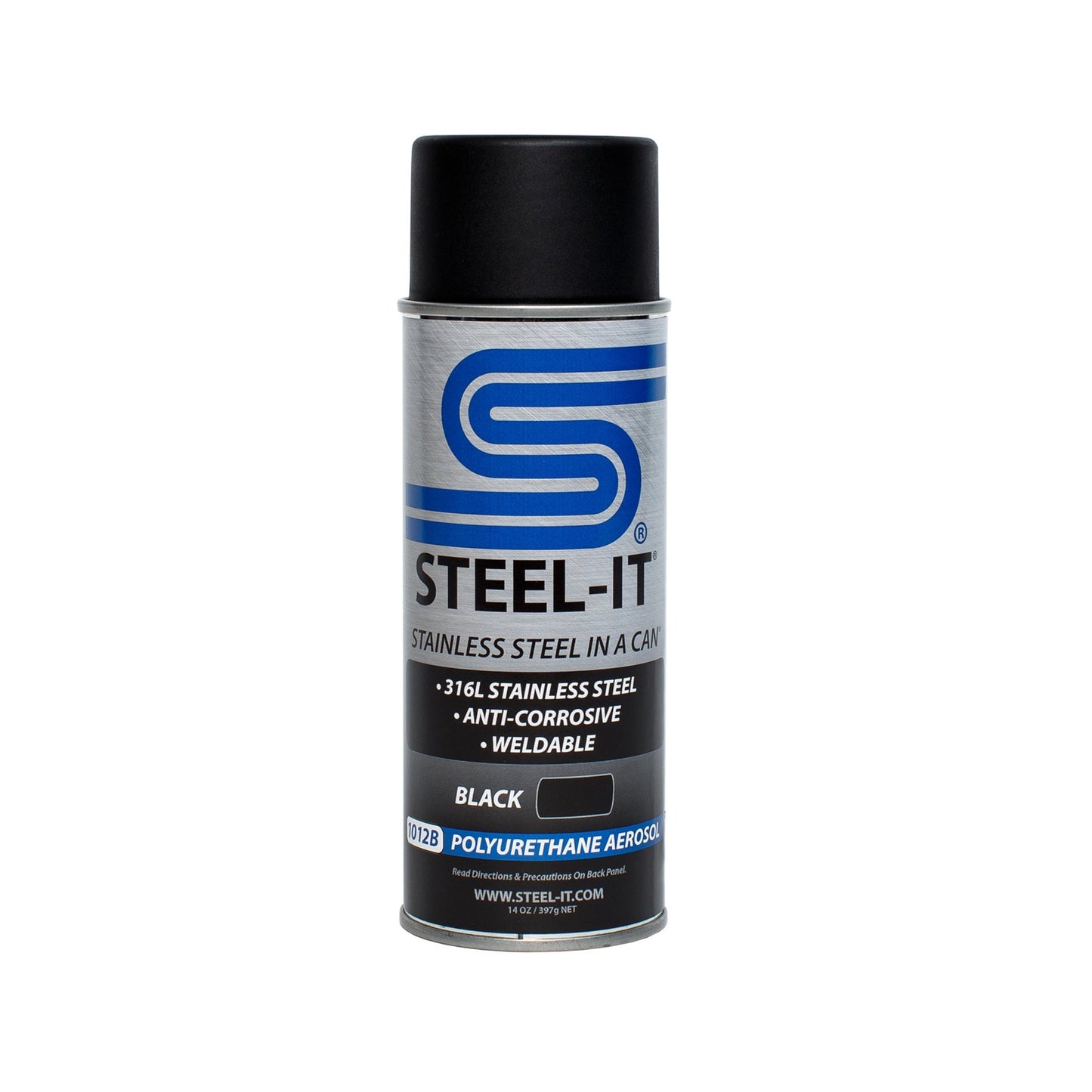 Steel-It Black Polyurethane 14oz Can (STL1012B)