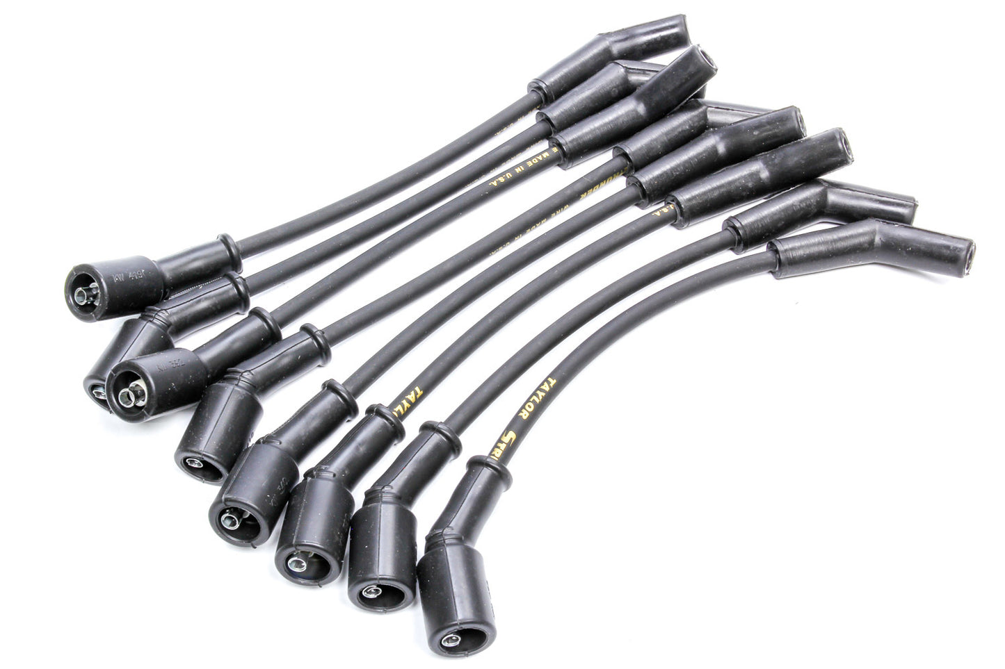 Taylor Cable 8mm Streethunder Plug Wire Set SBC Black 51046
