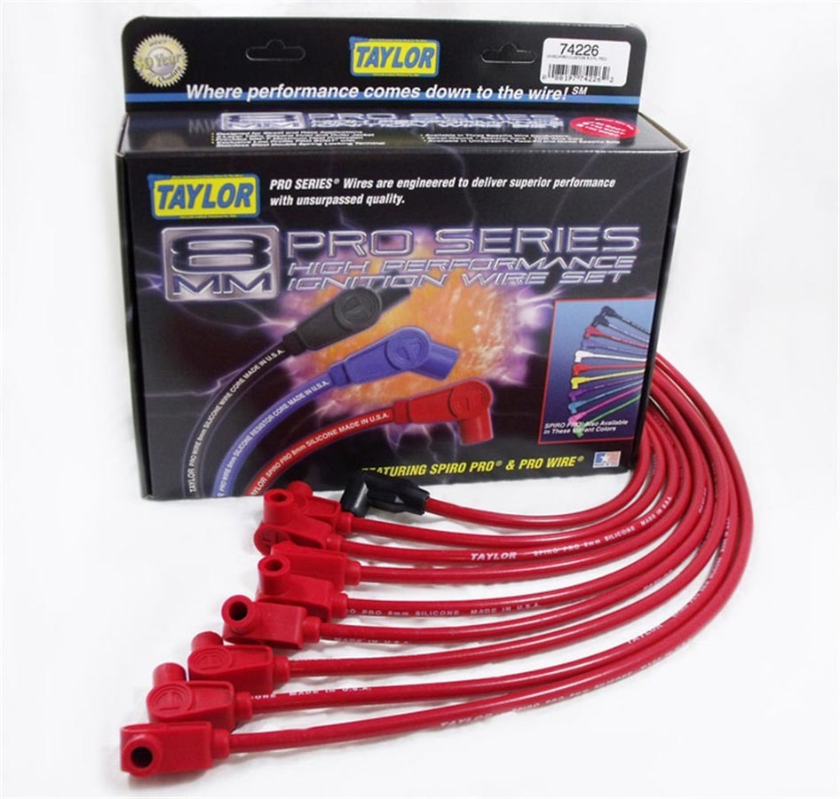 Taylor Cable Spark Plug Wire Set 8mm Spiro-Pro LT-1 Camaro 74226