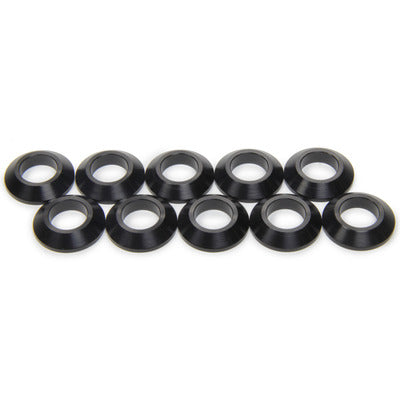 Ti22 Performance Tapered Spacers 1/2in ID 1/4in Thick Black (10-pack)