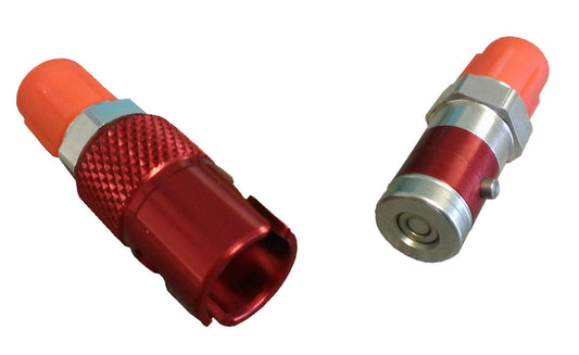 Triple X Quick Disconnect Brake Fitting Aluminum Red