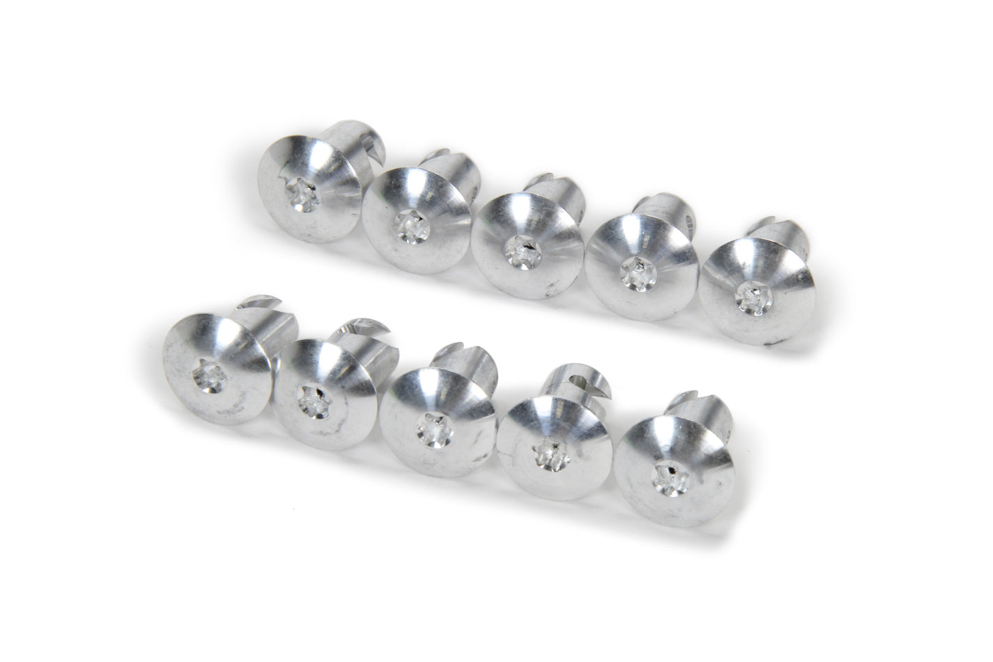 Triple X Torx Head Button Aluminum .550 Long 10pk