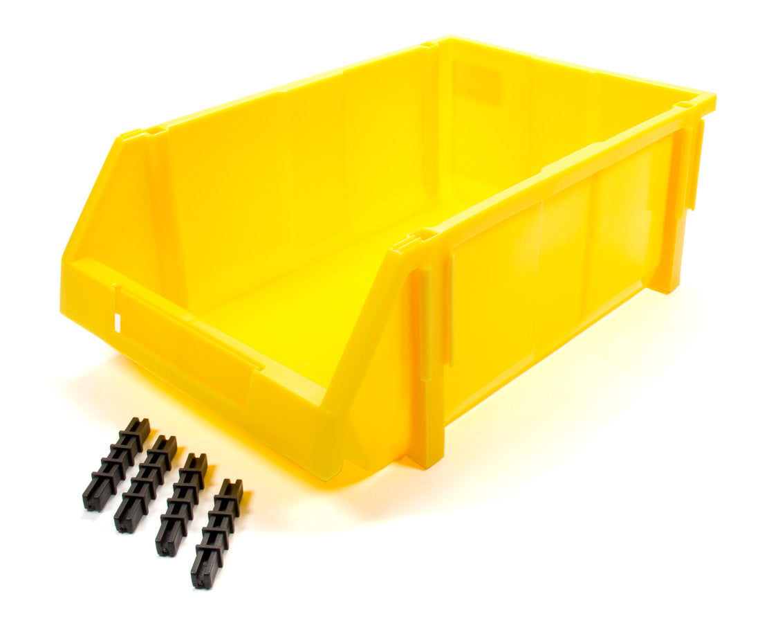 Triple X Plastic Storage Bin YEL 17-3/4 x 11-1/2 x 6-3/4