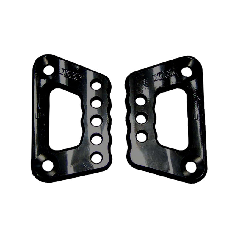 Triple X Long Radius Rod Brackets Black (Pair)
