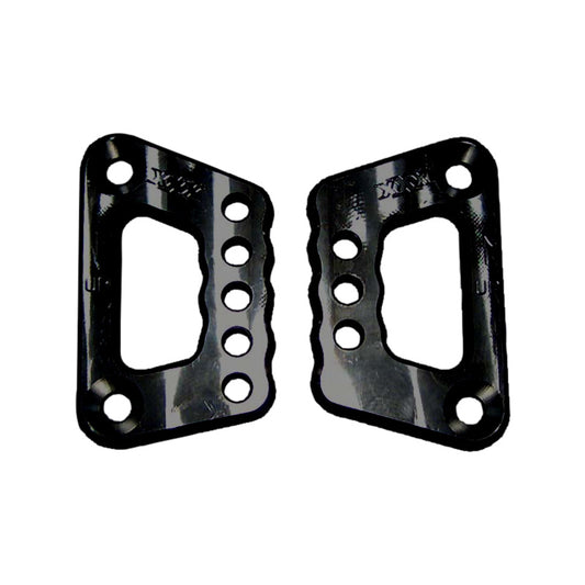 Triple X Long Radius Rod Brackets Black (Pair)