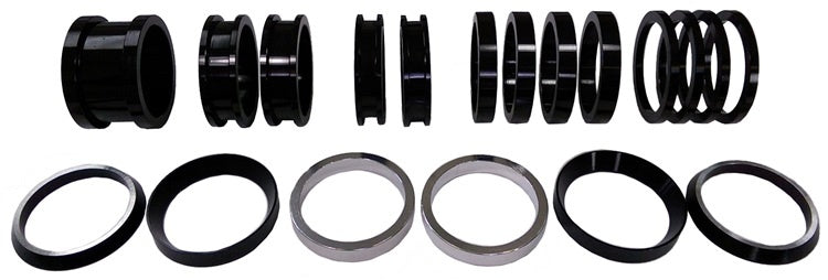 Triple X Axle Spacer Kit 19pcs Black for Both Sides