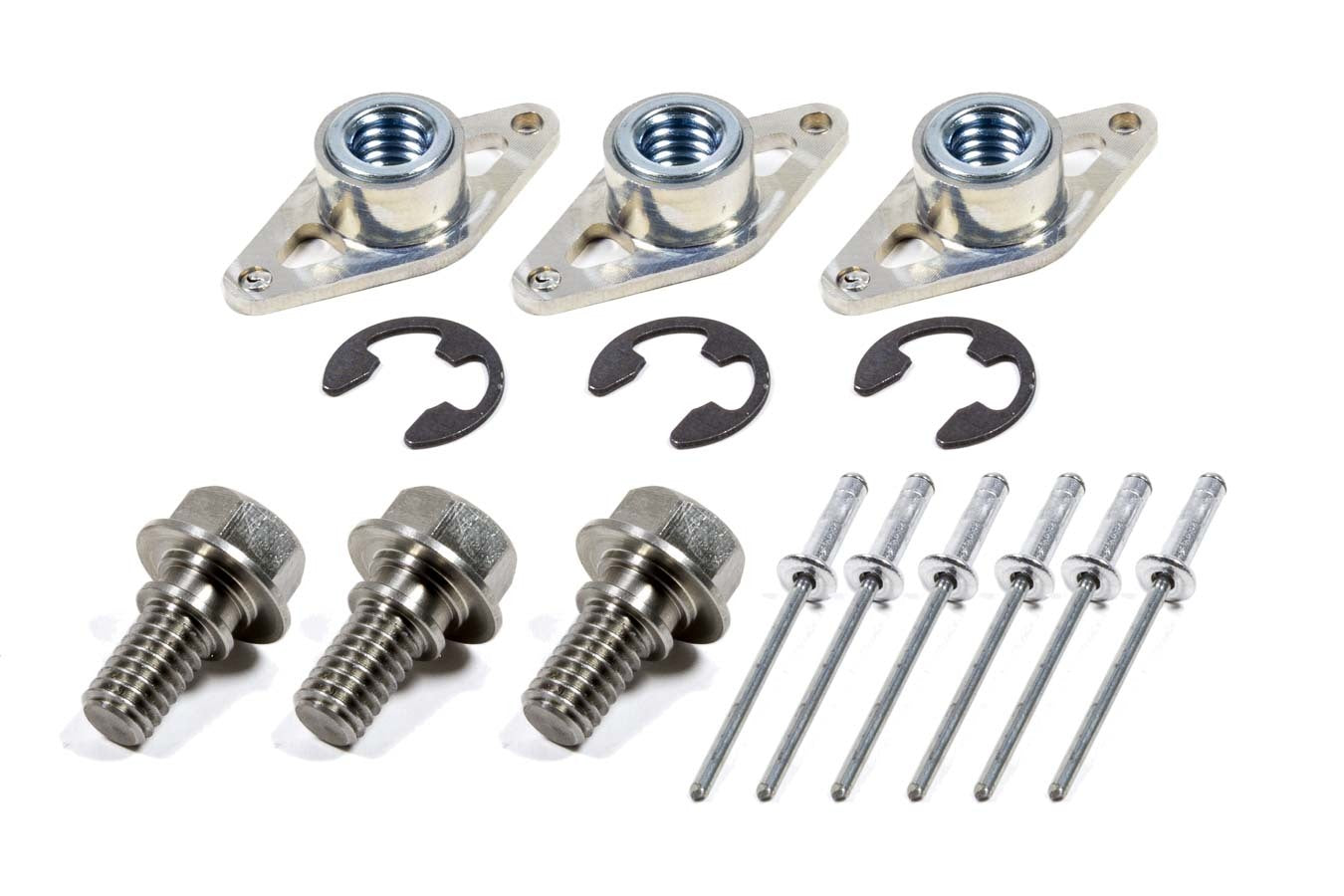 Triple X Wheel Cover Retainer Kit 1-3/8 SS Bolt 3-Pack