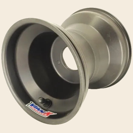 Van-K Kart Wheel 6x6.5 x 2.5in BS Mini Wedge Black 325.6650.25