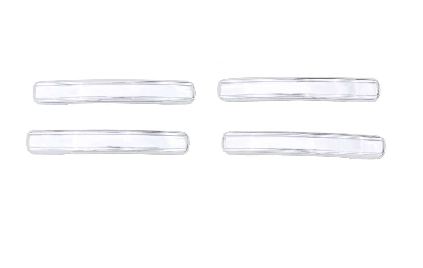 Autoshade Chrome Door Lever Covers-4Dr for Avalanche, Tahoe, Yukon, Silv/Sierra, Suburban
