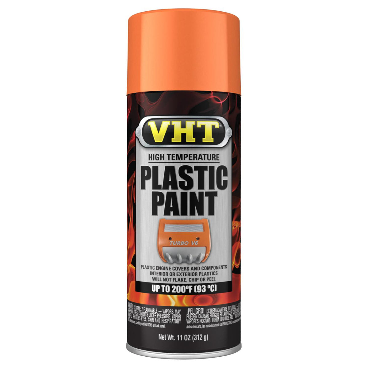 VHT High Temperture Plastic Paint Gloss Orange 11oz. SP823