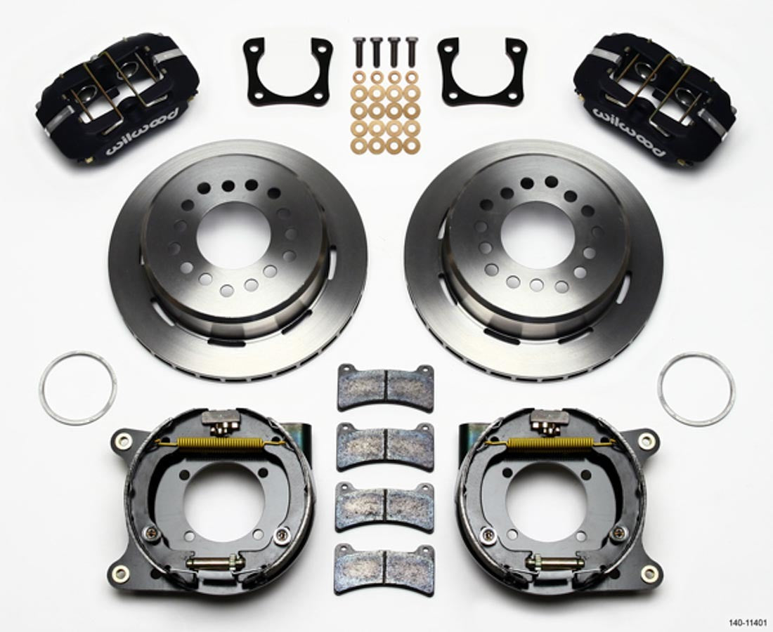 Wilwood Rear Disc Brake Kit w/Park Brake 12 Bolt GM