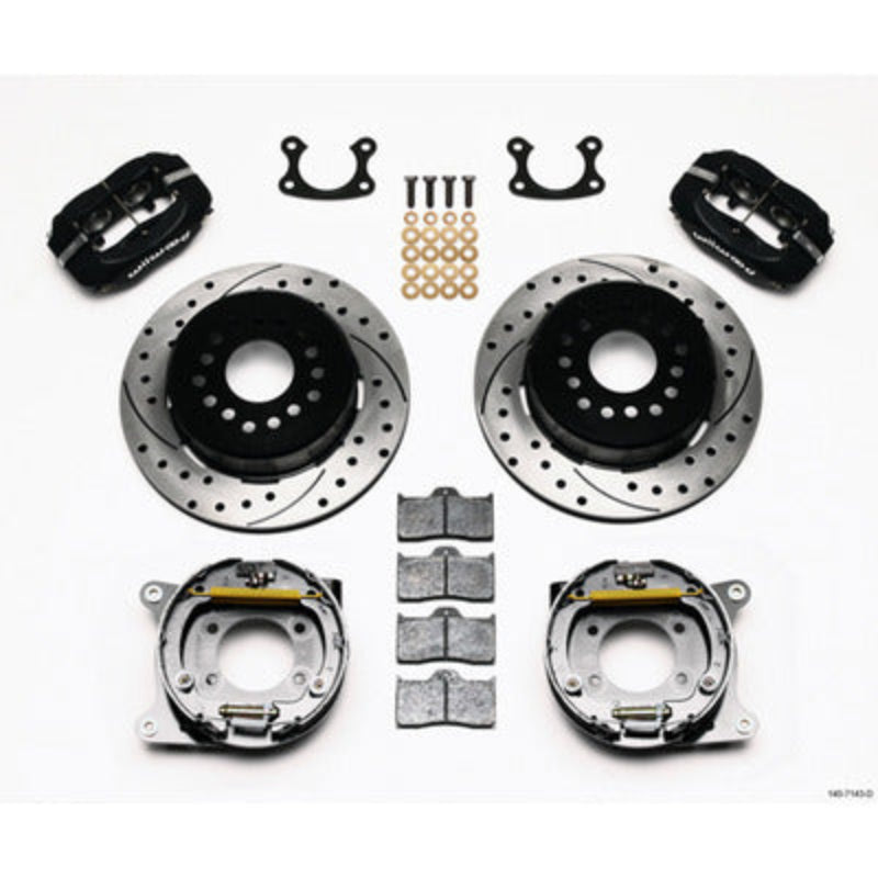 Wilwood P/S Park Brake Kit Small Ford 2.66in