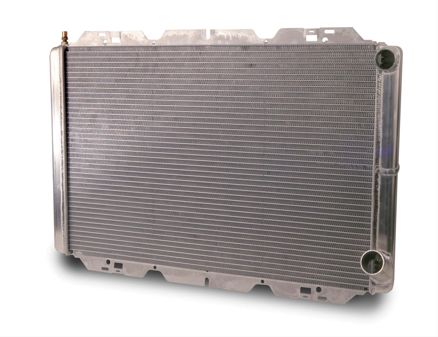 AFCO Racing Aluminum Radiator Circle Track 31 In Double Pass Chevy 1.5 In Inlet 80120N