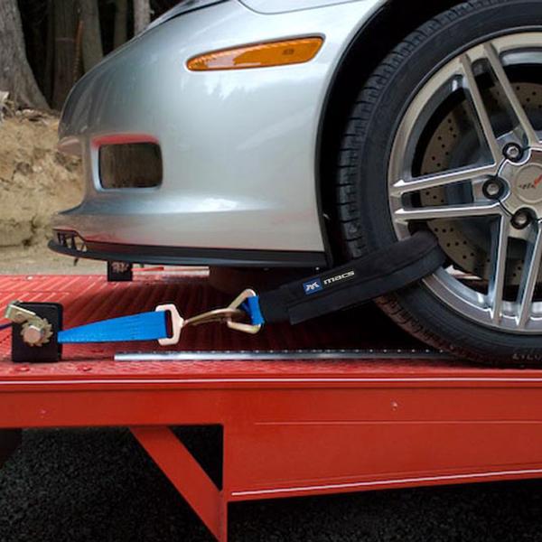 Mac's Fleece Sleeve Protectors protect your wheels when towing