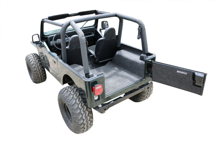 BedRug Jeep Cargo Liner - 1987-95 Jeep YJ Rear Kit
