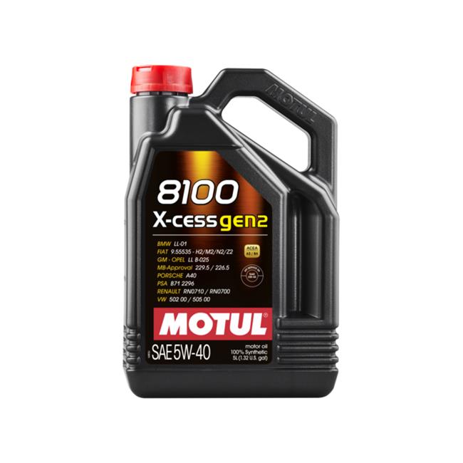 Motul 8100 X-cess 5W40 Oil - 5L