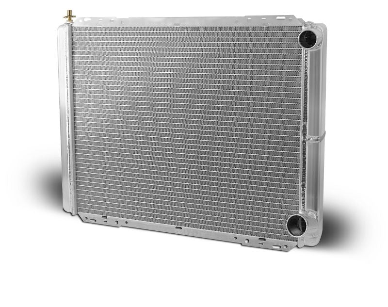 AFCO Racing Aluminum Radiator Circle Track 26 In Double Pass Chevy 1.5 In Right Side Inlet 80119N