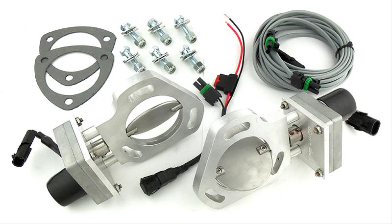 Pypes Exhaust Cutout Kit Dual 2.5in and 3in HVE10