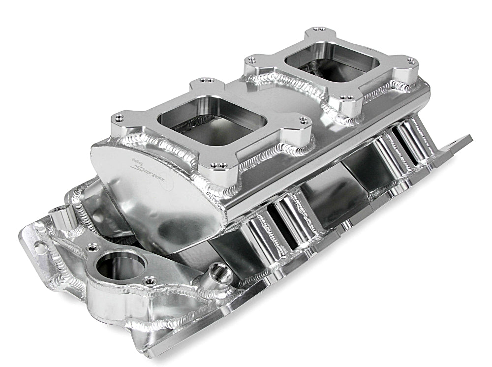Holley SBC Sniper SM Fabricated Intake Manifold - Carb