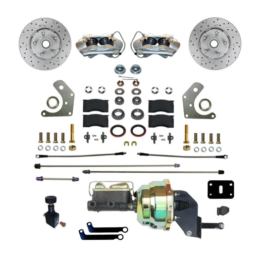 LEED Brakes Power Front Disc Brake Conversion Kit Mopar B & E Body