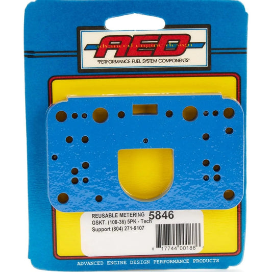 AED Performance Reusable Metering Block Gaskets (5pk) 5846