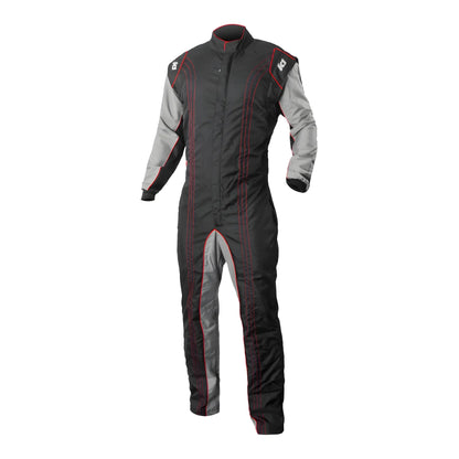 K1 Racegear GK2 Karting Suit Black/Red
