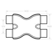 MagnaFlow Trux-X Exhaust X-Pipe Diagram