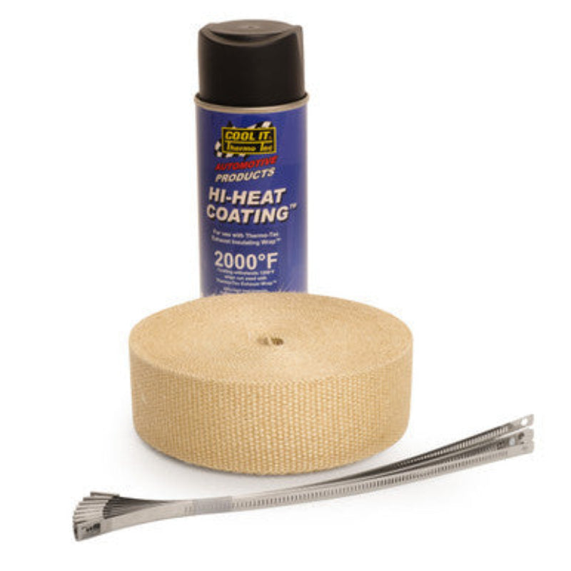Thermo-Tec Hi-Heat Coating Exhaust Wrap Kit