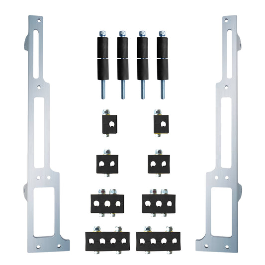 R&M Spark Plug Wire Loom Small Block Chevy SBC Polished Vertical 1101-90-P