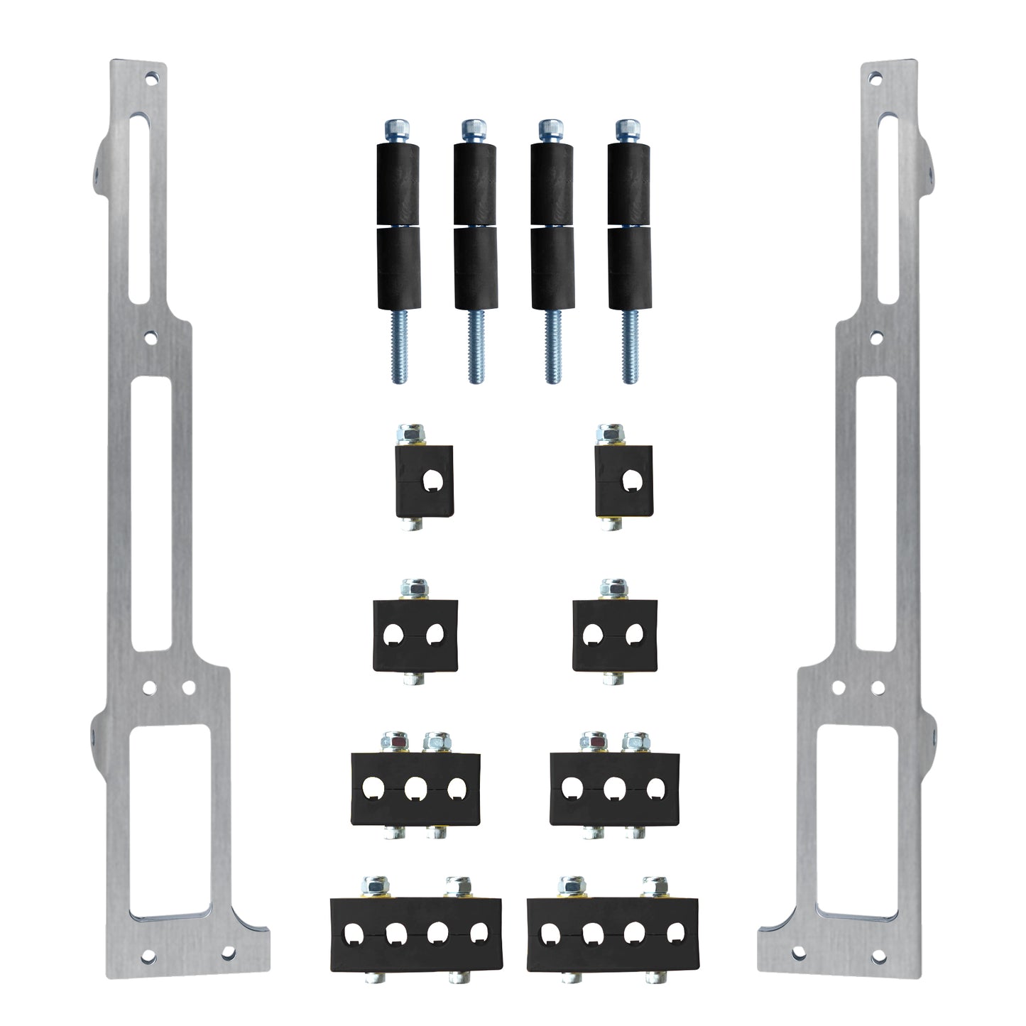 R&M Spark Plug Wire Loom Small Block Chevy SBC Satin Vertical Style 1101-90-S