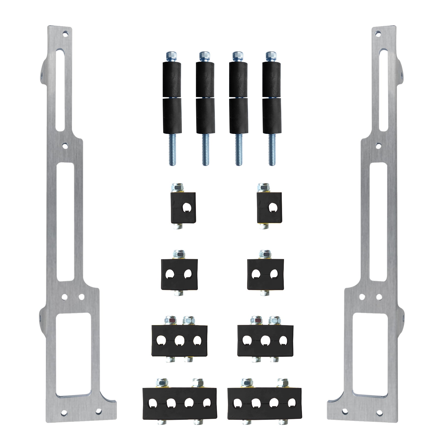 R&M Spark Plug Wire Loom Small Block Chevy SBC Satin Vertical Style 1101-90-S