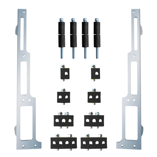 R&M Spark Plug Wire Loom Big Block Chevy BBC Polished Vertical Style 1102-90-P