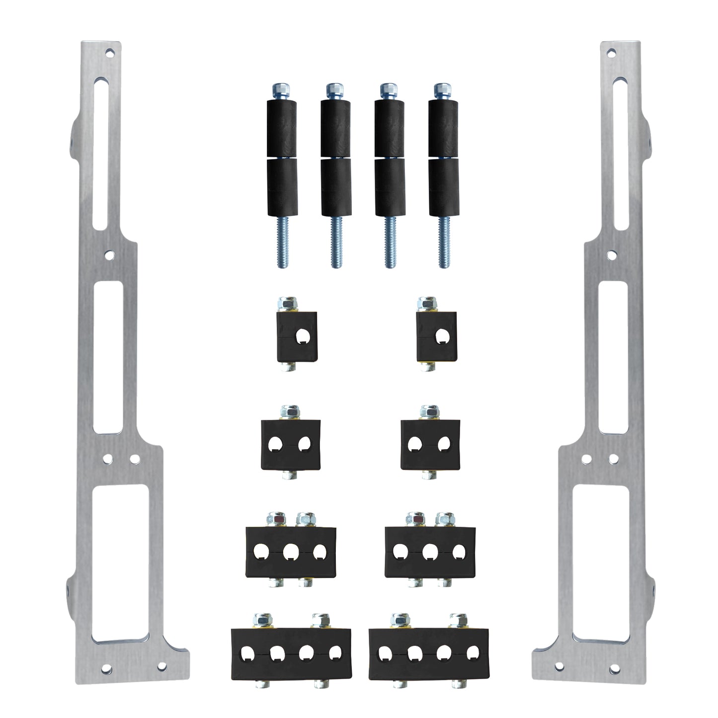 R&M Spark Plug Wire Loom BBC Big Block Chevy Satin Vertical Style 1102-90-S