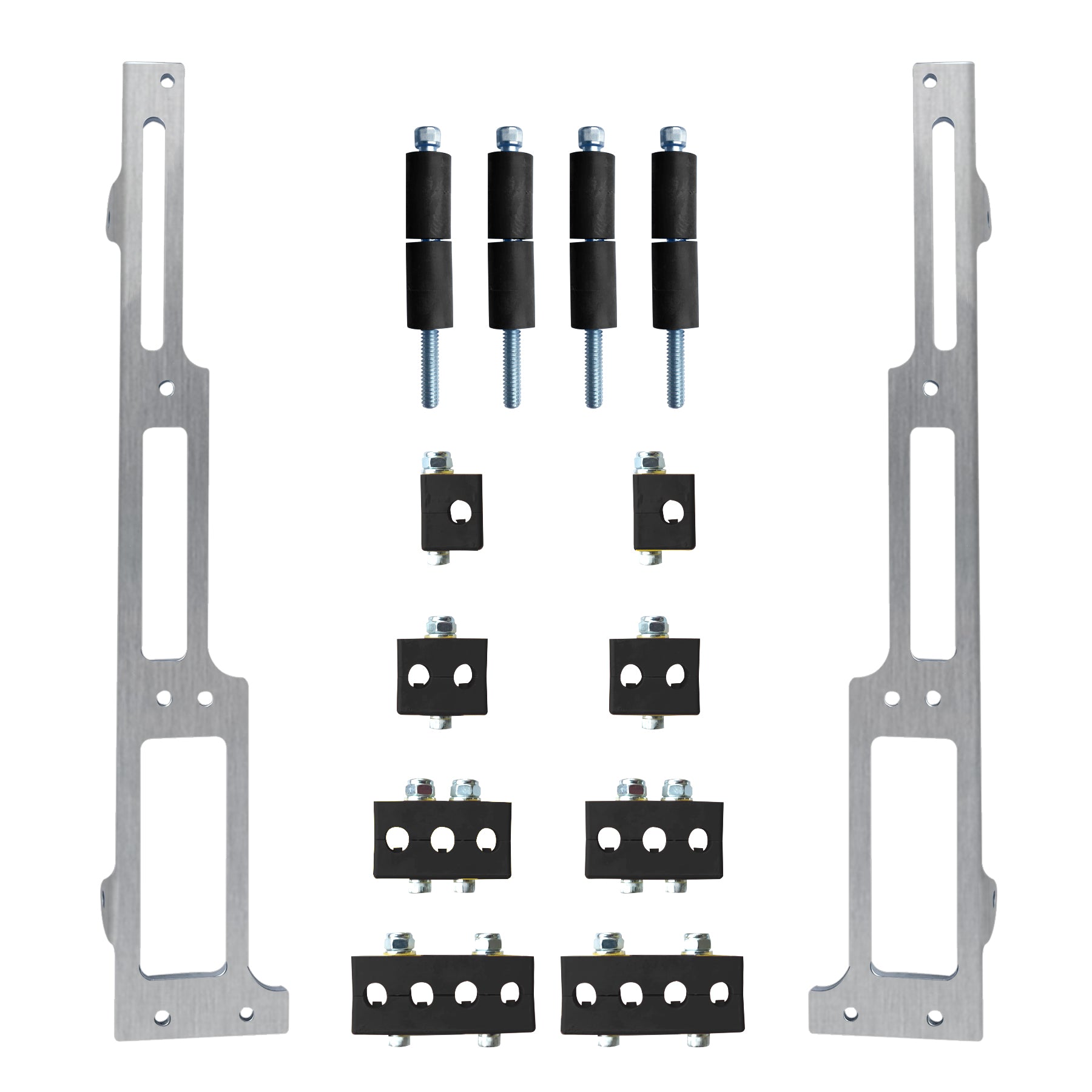 R&M Spark Plug Wire Loom BBC Big Block Chevy Satin Vertical Style 1102-90-S