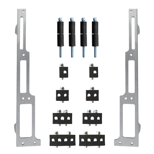 R&M Spark Plug Wire Loom BBC Big Block Chevy Satin Vertical Style 1102-90-S