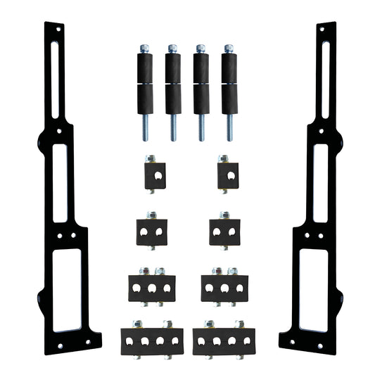 R&M Spark Plug Wire Loom Small Block Ford SBF Black Vertical Style 1105-90-K