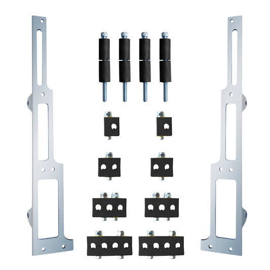 R&M Spark Plug Wire Loom Small Block Ford SBF Polished Vertical Style 1105-90-P