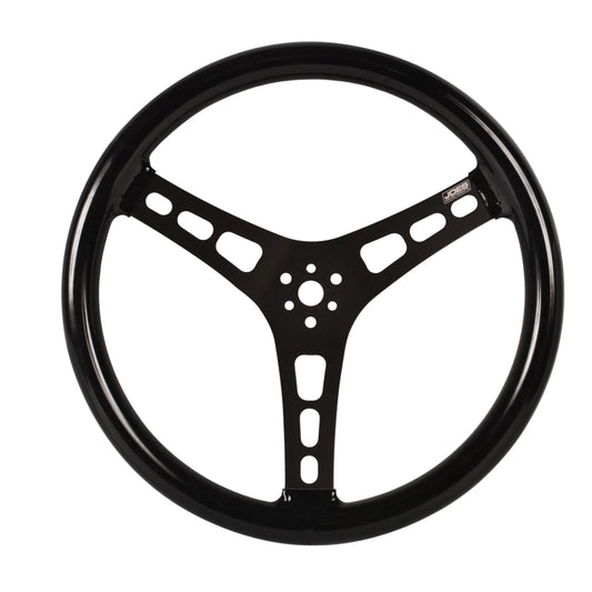 JOES 15" Lightweight Aluminum Rubber Coated Dished Steering Wheel