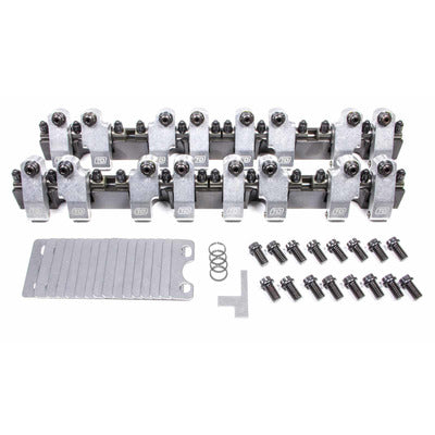 T&D Machine SBC Shaft Rocker Arm Kit 1.6/1.5 Ratio 2301-160/150