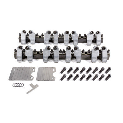 T&D Machine SBC Shaft Rocker Arm Kit w/Bowtie 18-Degree Heads 2053-165/160