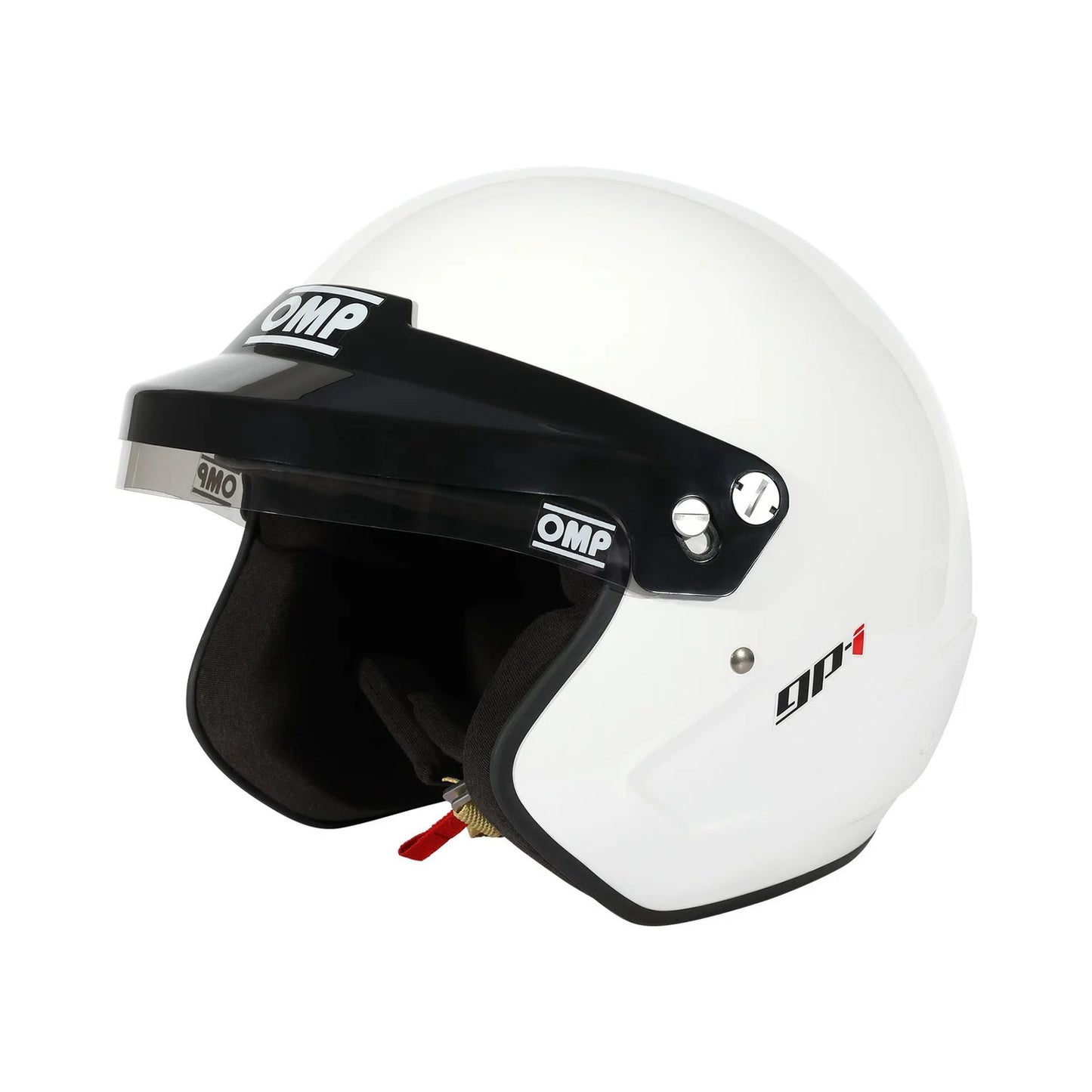 OMP GP-I Open Face Helmet SA2025 (Gloss White)