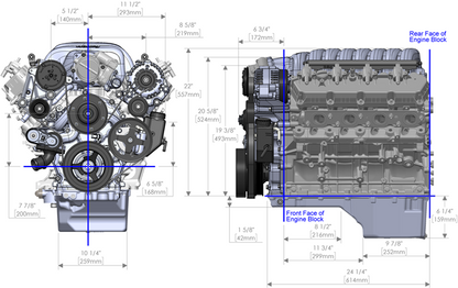 Holley Godzilla High Mount Accessory Drive 20-320 (Diagram)