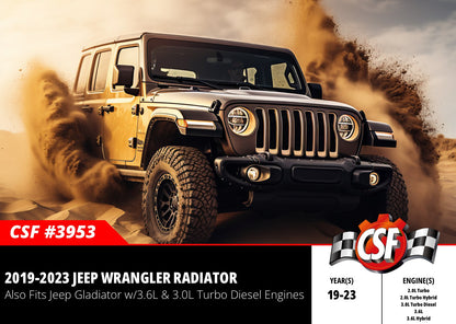 CSF Radiator 3953, Jeep Wrangler / Gladiator
