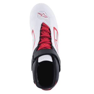 Alpinestars Tech-1 K V2 Karting Shoes (Top, White/Red)