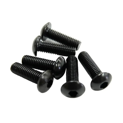 NRG Screw Kit Steering Wheel Black Flat