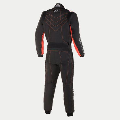 Alpinestars KMX-9 V3 Youth Kart Suit (Back, Black/Red)