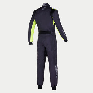 Alpinestars KMX-9 V3 Youth Kart Suit Graphic 3 (Back, Black/Yellow)