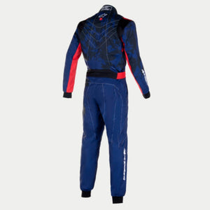 Alpinestars KMX-9 V3 Graphic 5 Suit (Back, Navy/Red)