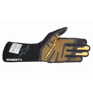 Alpinestars Tech-1 ZX V3 Gloves SFI (Palm, Black/Orange)