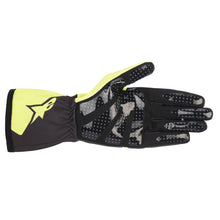 Alpinestars Tech-1 K Race V2 Corporate Gloves (Palm, Lime Green)